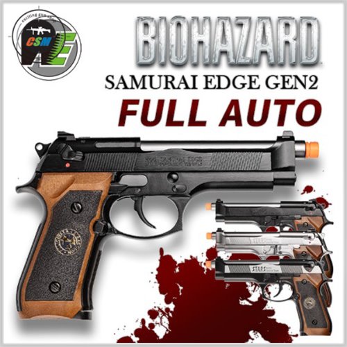 [WE] 베레타(Beretta) M92 BIOHAZARD VIRUS Samurai Edge(단발/연발) - 선택 + 사은품패키지