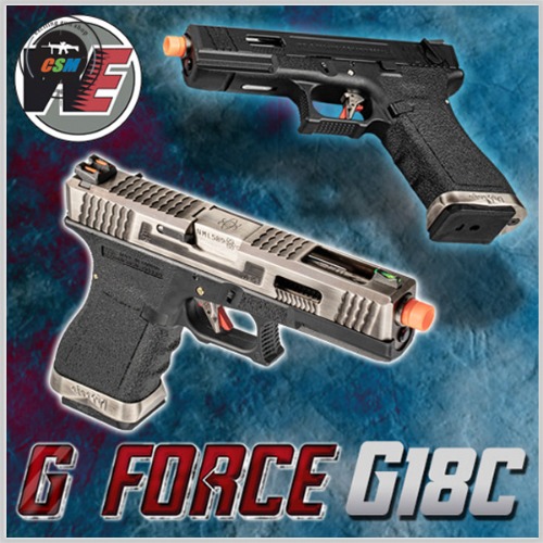 [WE] GLOCK18C (G18C) G-Force GBB + 사은품패키지 (글록18C 가스권총 단발&amp;연발 지포스)