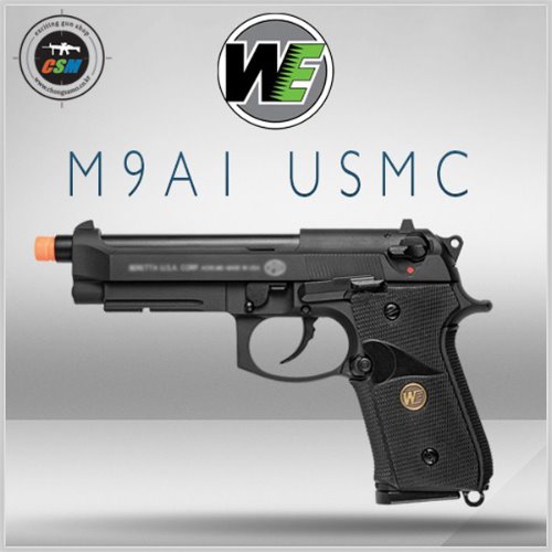[WE] M9A1 USMC GBB + 사은품패키지 (풀메탈 베레타 핸드건 미해병대 가스권총)