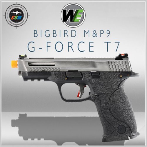 [WE] M&amp;P9 Big Bird G-Force T4 &amp; T7 GBB + 사은품패키지 (빅버드 지포스 서바이벌 가스권총)