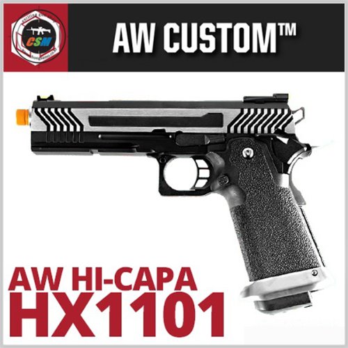 [AW Custom] WE Hi-Capa HX1101 GBB + 사은품패키지 (풀메탈 하이카파 가스권총)