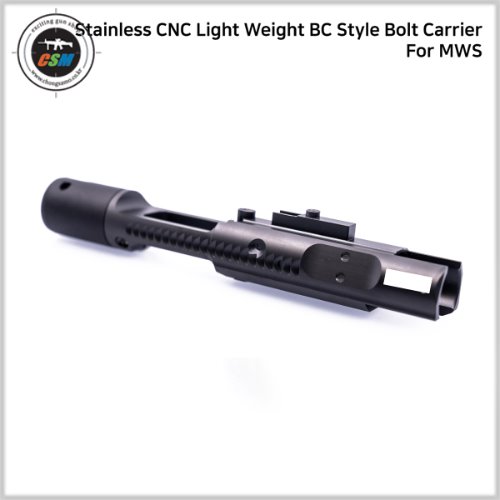 Stainless CNC Light Weight BC Style Bolt Carrier For MWS