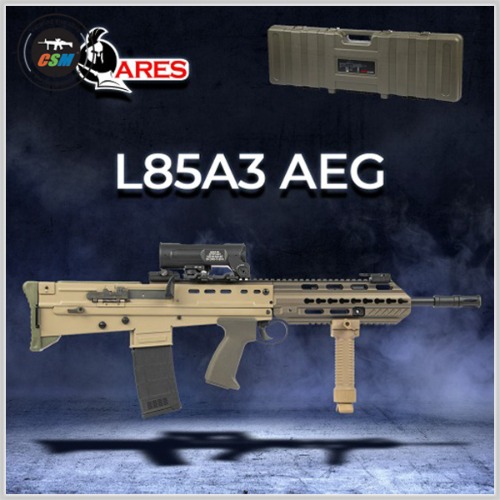 [ARES] L85A3 AEG + 전용 건케이스 - 선택 (EFCS기어박스 불펍디자인 성인용전동건 비비탄총)