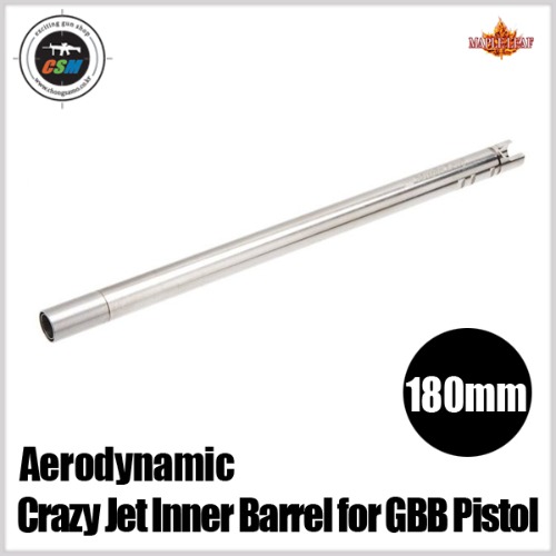 [Maple Leaf] Crazy Jet(크레이지젯) Aerodynamic 6.02 Inner Barrel for GBB Pistol - 180mm