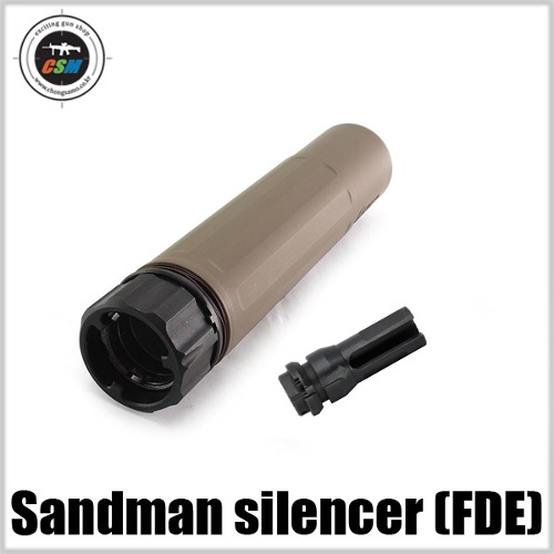 [소음기+소염기] Sandman-S FDE Military Contract Dummy Silencer  (샌드맨 사일렌서 세라코트)